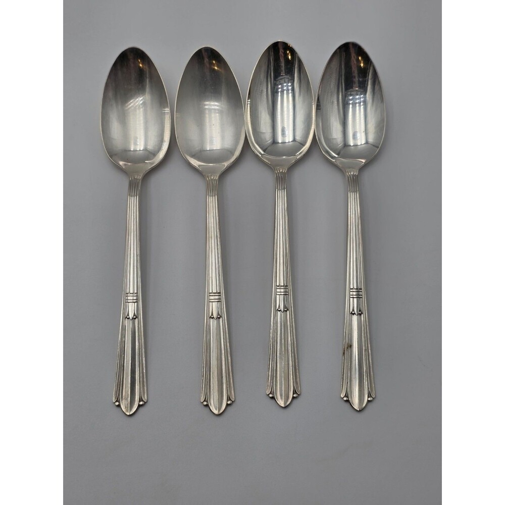 4 StratfordPlate Sectional Tablespoons Mark IS